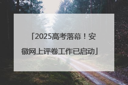 2025高考落幕！安徽网上评卷工作已启动