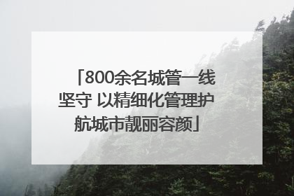 800余名城管一线坚守 以精细化管理护航城市靓丽容颜