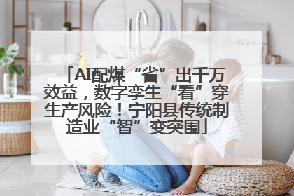 AI配煤“省”出千万效益，数字孪生“看”穿生产风险！宁阳县传统制造业“智”变突围